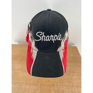 Sharpie 500 Hat Cobra Men's One Size Black Red Flame Bristol 2003